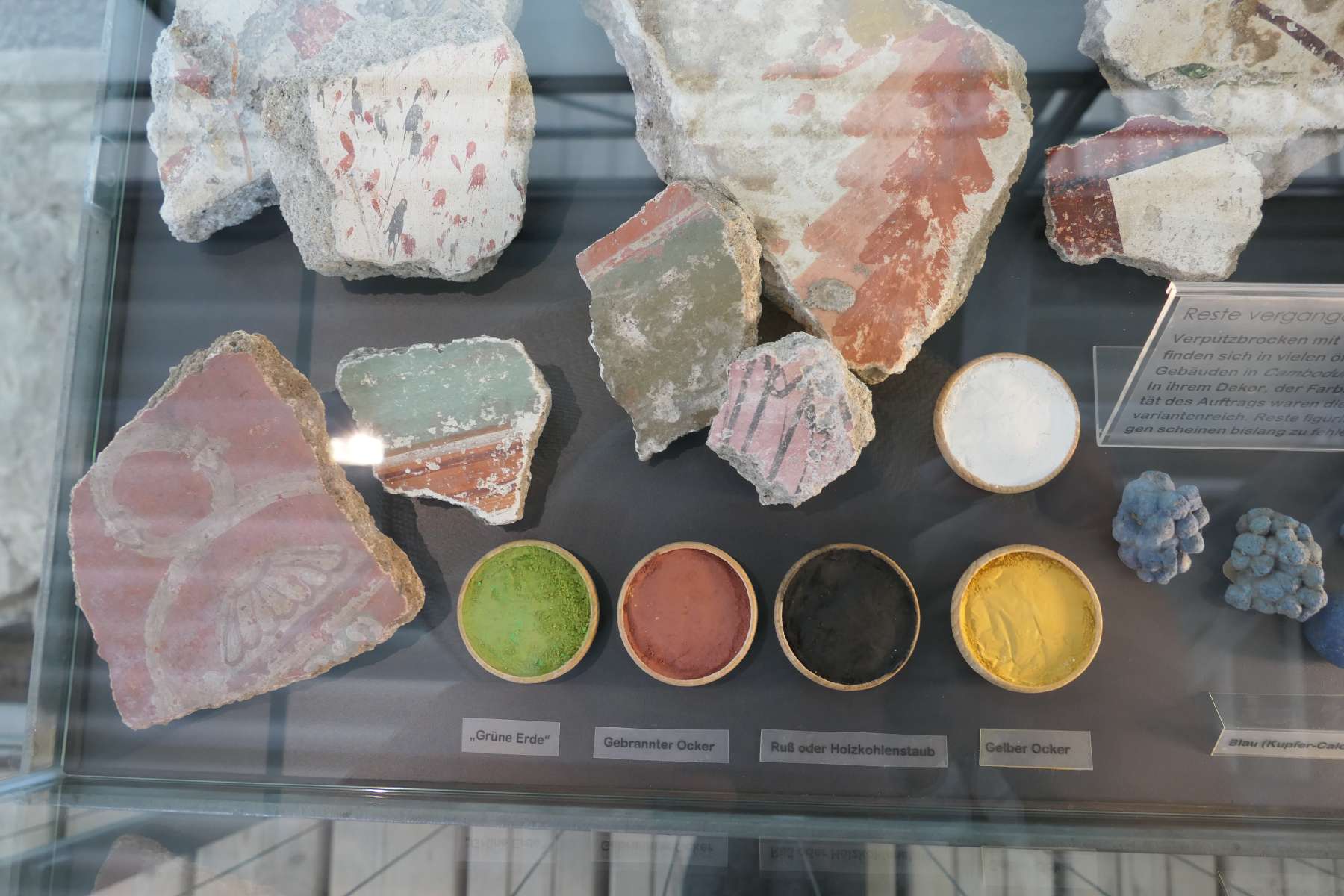 Beispiele für römische Wandfarben