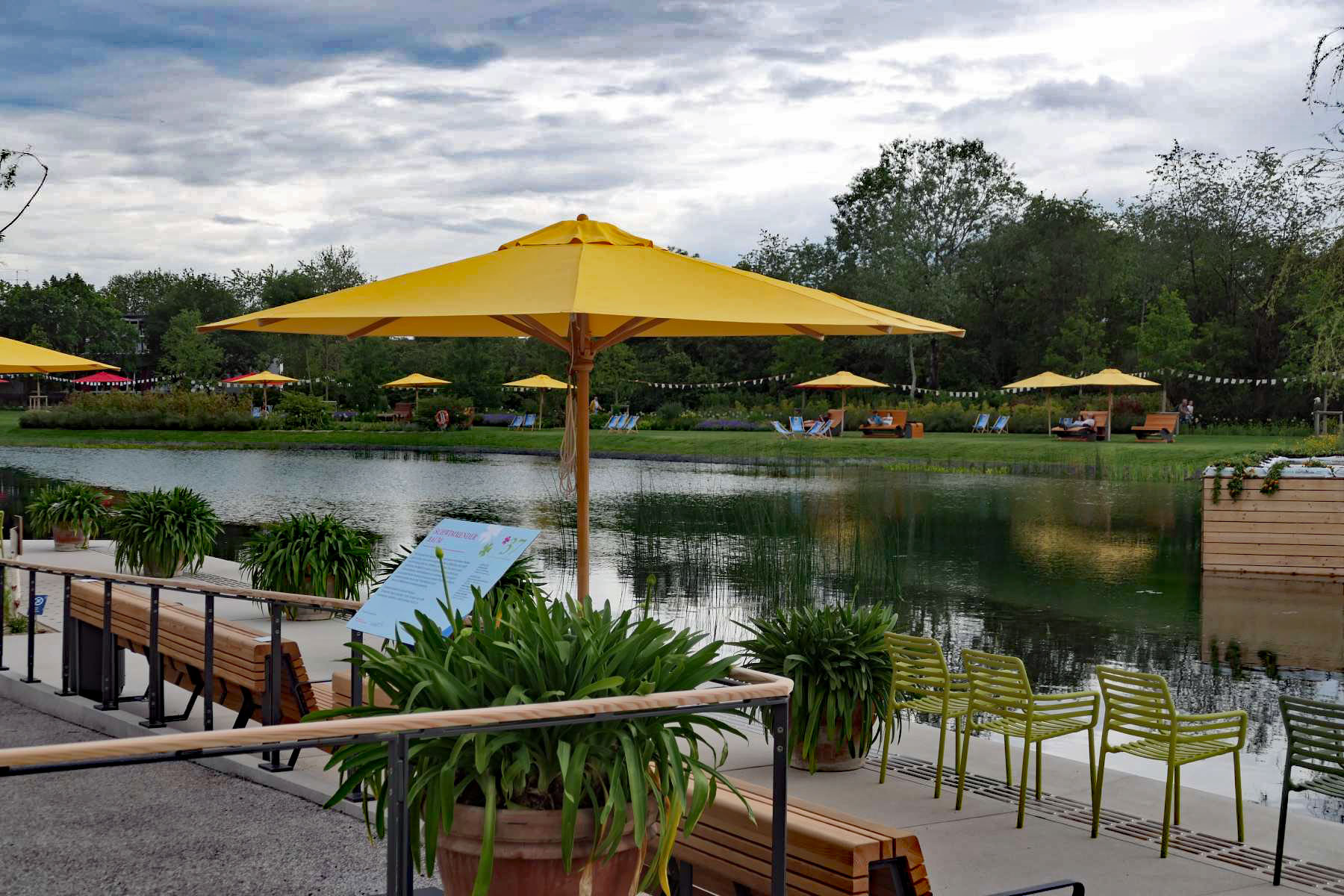 Blick über den Messesee